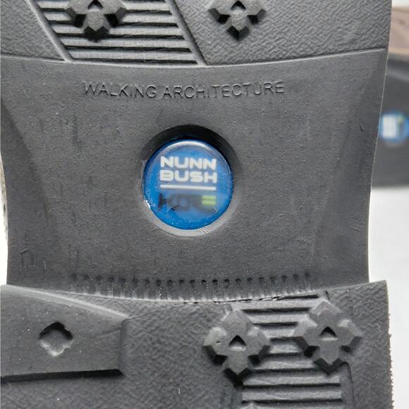 Nunn Bush Mens Chukka Boots Size 12M Brown Leather Wingtip Brogue Lace Up Shoes - Picture 9 of 12